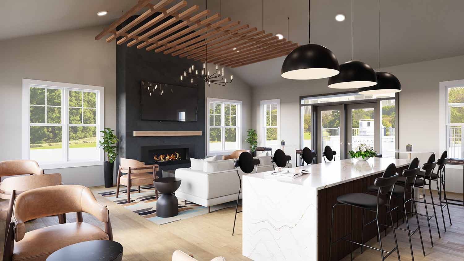 Solhaven Commons clubhouse and amenity space